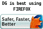 DG recommends Firefox